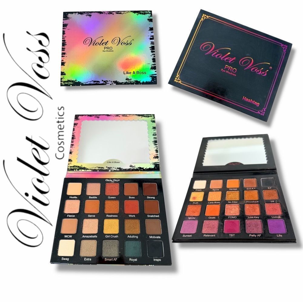 Violet Voss Pro Two Eyeshadow Palettes - Hashtag & Like a Boss